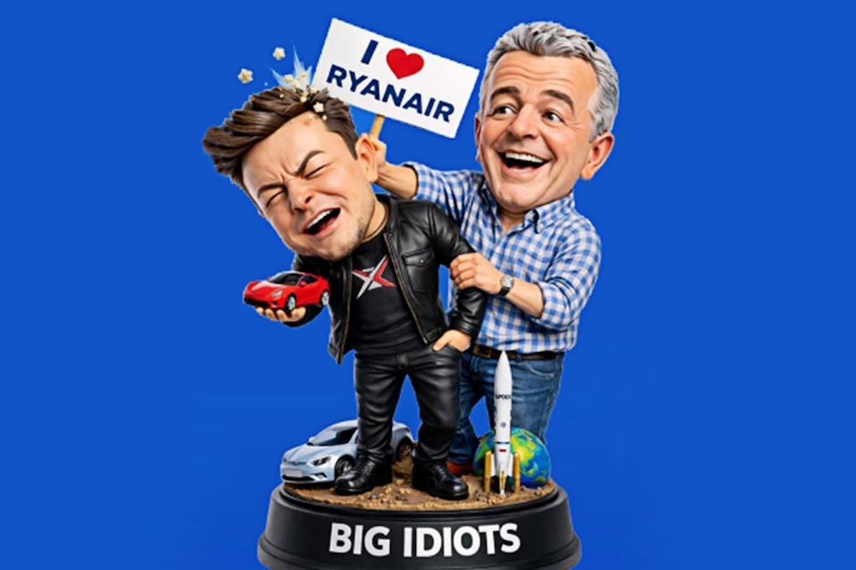 Ο Έλον Μασκ έχει beef με την Ryanair